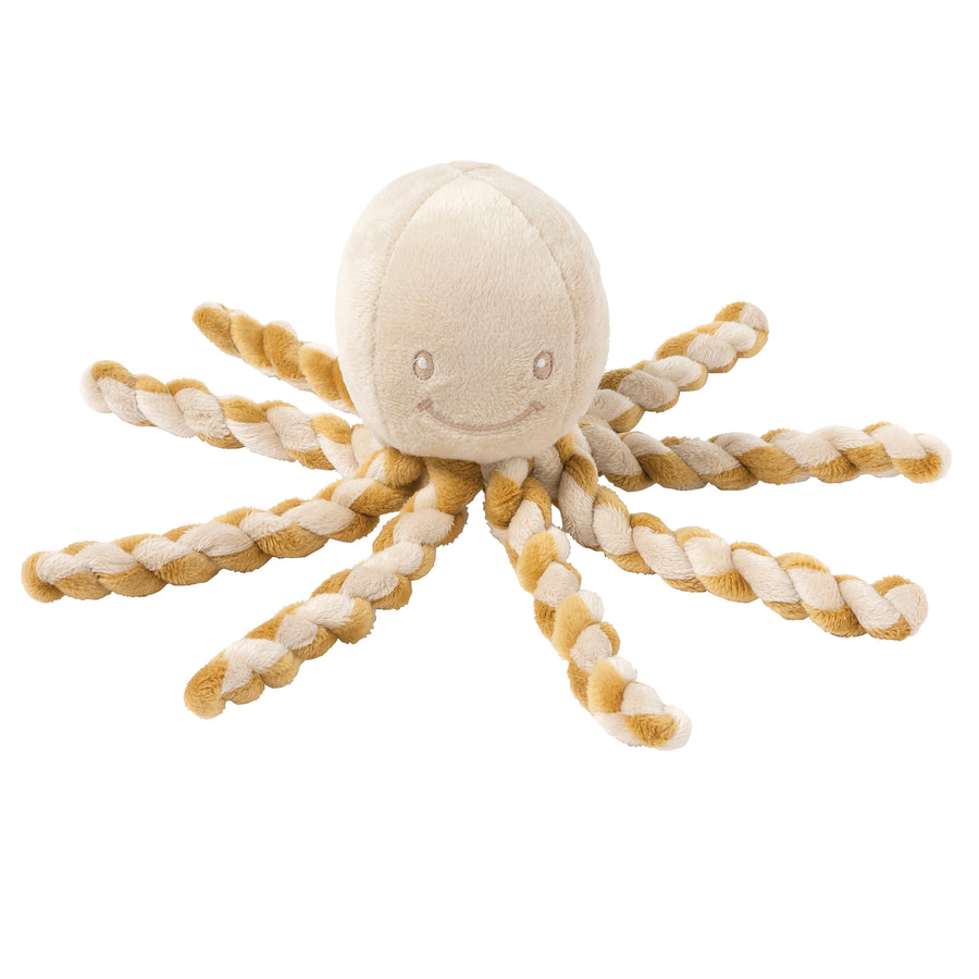 Игрушка мягкая Nattou Soft toy Lapidou Octopus Осьминог caramel 875042