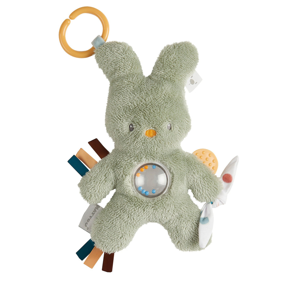 Игрушка мягкая Nattou Soft toy Tipidou Activity Кролик green 830126