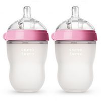 Набор бутылочек Comotomo для кормления 250мл розовый 250TP-EN