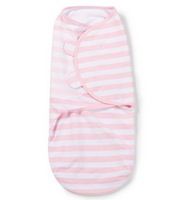 Конверт Summer Infant для пеленания на липучке SwaddleMe (р-р S/M) розовые полоски 55876