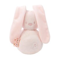 Игрушка мягкая Nattou Musical Soft toy Lapidou Кролик light pink музыкальная 878784