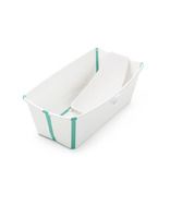 Ванночка с горкой Stokke Flexi Bath Bundle, Tub with Newborn Support White Aqua 531505